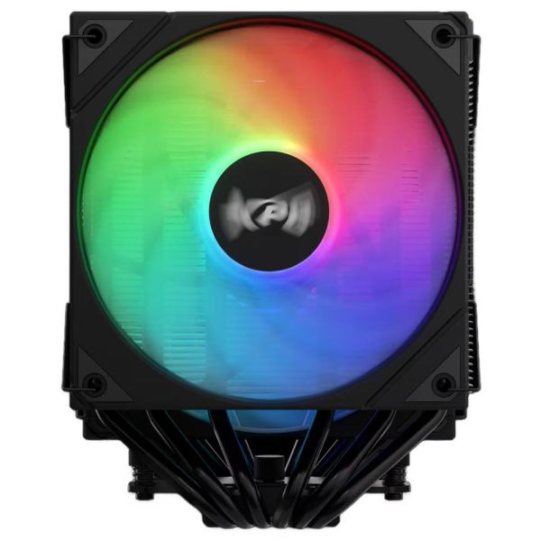 【XPG 威剛】MAESTRO PLUS 62DA (6導管/數位顯示面版/全黑化/12cm風扇*2/雙塔雙扇/高160mm) 