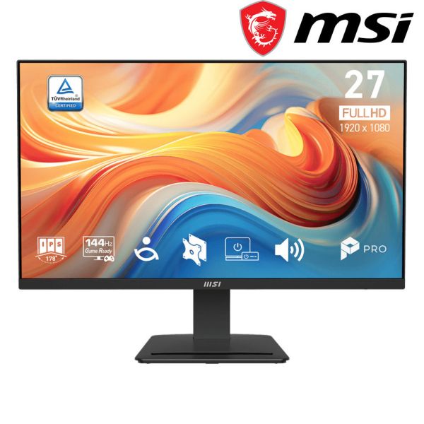 【MSI 微星】MP273 E14A 液晶螢幕 (HDMI/DP/D-Sub/IPS/144Hz/TÜV護眼認證/防閃爍/低藍光) MSI,27吋,144HZ,FHD,微星,平面螢幕,文書螢幕,螢幕