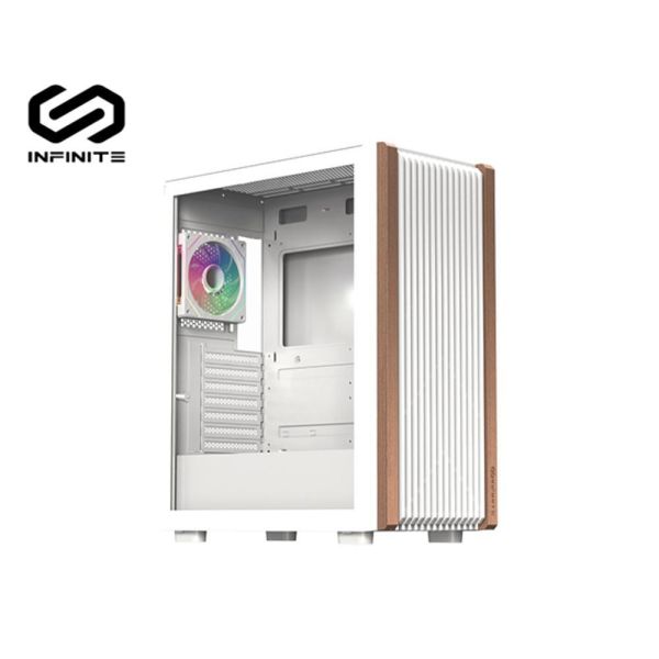 【Mavoly 松聖】INFINITE TIMBER C19 電腦機殼 (E-ATX/內建風扇前3後1/顯卡340mm/塔散16.5mm) 