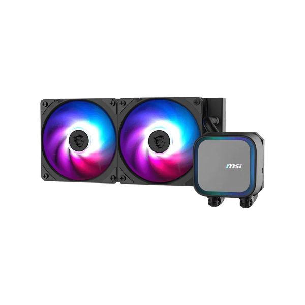 【MSI 微星】MAG CORELIQUID A13 240 (240mm/可更換式上蓋/預裝風扇/12cm風扇*2/三年保/註冊升級五年保) 