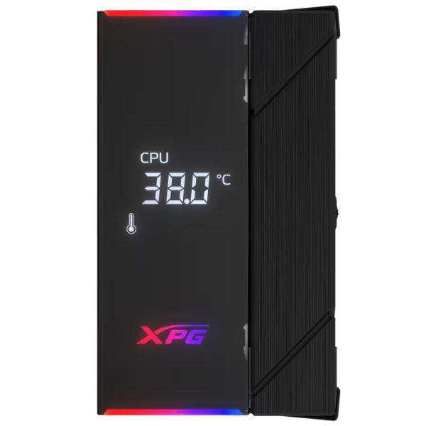 【XPG 威剛】MAESTRO PLUS 42SA (4導管/數位顯示面版/全黑化/12cm風扇*1/高156mm) 