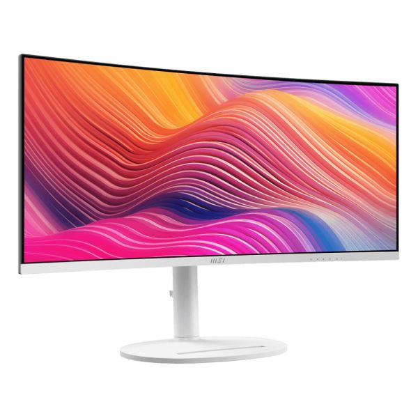 【MSI 微星】Modern MD342CQPW(2H1P1C/1ms/VA曲面/1500R/120Hz/含喇叭/白色) MSI,34吋,120HZ,FHD,微星,曲面螢幕,文書螢幕,商務螢幕