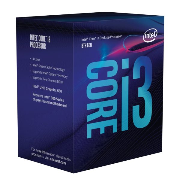 Intel Core I3-8100 四核心處理器 3.6GHz 