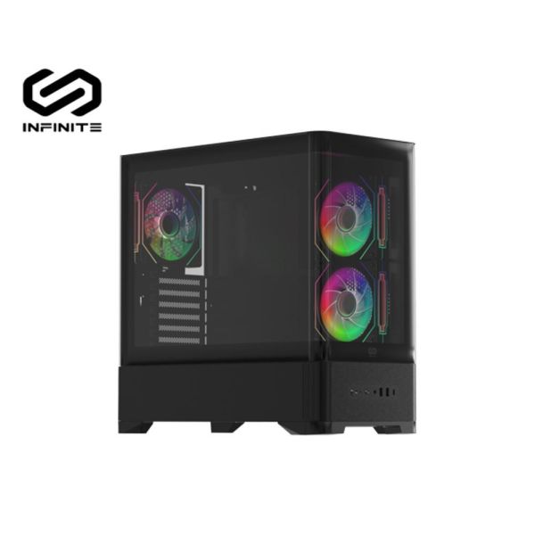 【Mavoly 松聖】INFINITE ARC X05 電腦機殼 (E-ATX/內建風扇側2後1/顯卡425mm/塔散180mm) 