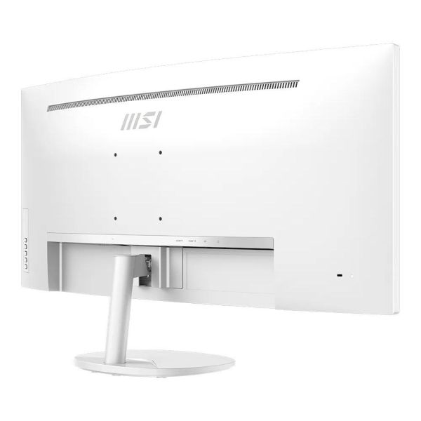【MSI 微星】PRO MP341CQW E12白色 液晶螢幕 (DP/HDMI/VA/曲面/2K/1ms/120Hz/TÜV護眼認證/防閃爍/低藍光/內建喇叭/三年保固) MSI螢幕推薦,PROMP341CQWE12,34吋螢幕,微星曲面螢幕,白色電腦螢幕,寬螢幕推薦,辦公商用螢幕,護眼螢幕推薦,21比9螢幕,微星液晶螢幕