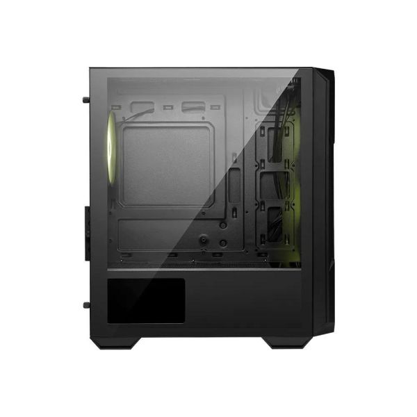 【MSI 微星】MAG Forge 120R AIRFLOW 玻璃透側機殼 (ATX/內建風扇前3後1/網孔面板/顯卡300mm/塔散160mm) 