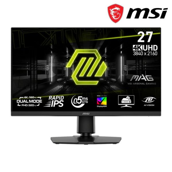 【MSI 微星】MAG 272URDF E16 電競螢幕 (DP/HDMI/Rapid IPS/4K/0.5ms/160Hz) MSI,27吋,160HZ,2K,微星,平面螢幕,電競螢幕,螢幕