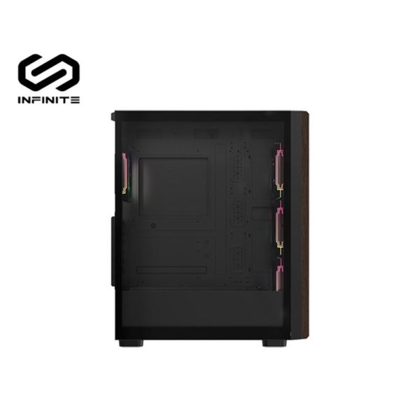【Mavoly 松聖】INFINITE TIMBER C19 電腦機殼 (E-ATX/內建風扇前3後1/顯卡340mm/塔散16.5mm) 