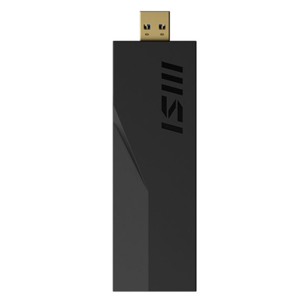 【MSI 微星】BE6500 WiFi 7 USB 3.2 三頻無線網卡(WiFi 7/三頻/2880Mbps/USB網卡) 