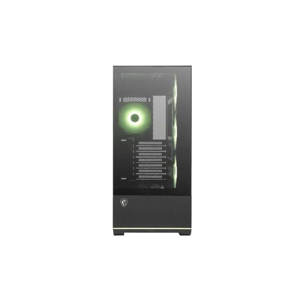 【MSI 微星】MAG PANO 110R PZ 全景玻璃機殼 (ATX/Type-C/內建風扇側3後1/顯卡400mm/塔散165mm) 