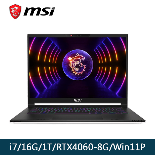 【MSI微星】Stealth 14Studio A13VF-021TW(i7-13700H/16G/1TSSD/RTX4060-8G/W11P)14吋電競筆電 MSI微星, 筆電, 電競,創作