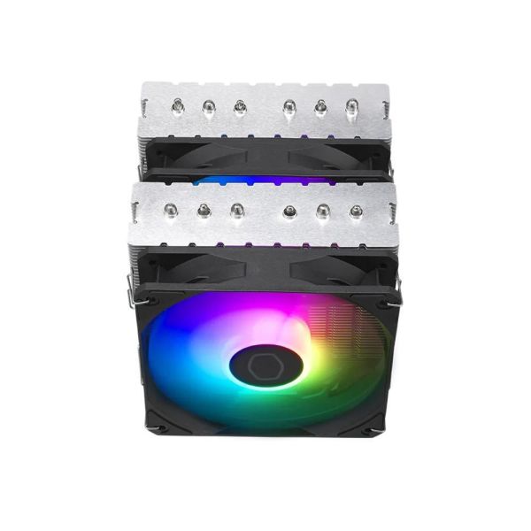 【CoolerMaster 酷碼】Hyper 620S ARGB (6導管/12cm風扇*2/雙塔雙扇/自帶ARGB/高155mm) 
