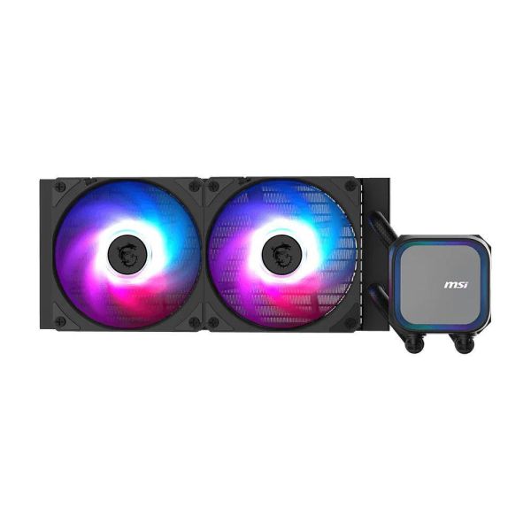 【MSI 微星】MAG CORELIQUID A13 240 (240mm/可更換式上蓋/預裝風扇/12cm風扇*2/三年保/註冊升級五年保) 