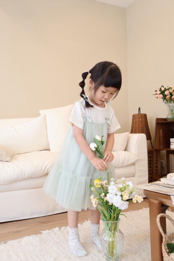 花仙子紗紗兩件套洋裝 