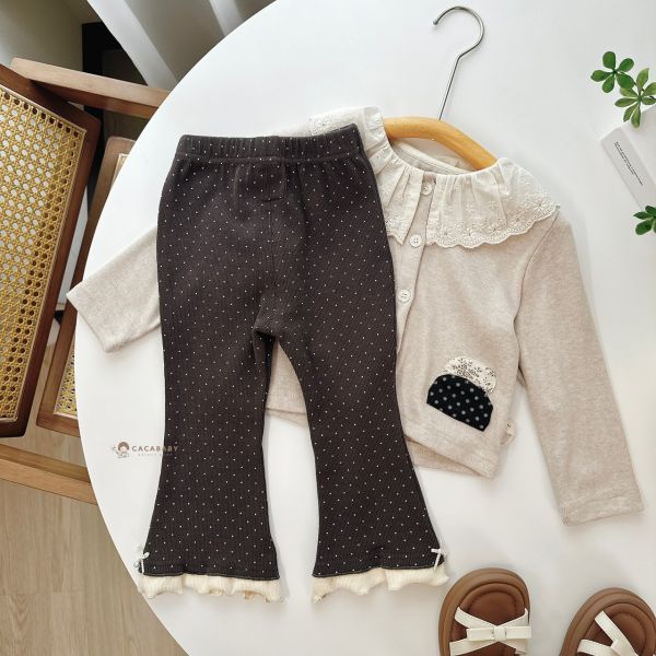 日系2WAY棉花糖蕾絲領針織外套 