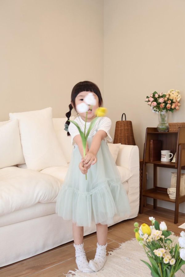 花仙子紗紗兩件套洋裝 