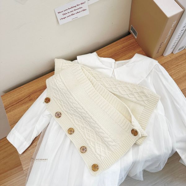 (中大童)仙女的紗紗設計款襯衫 