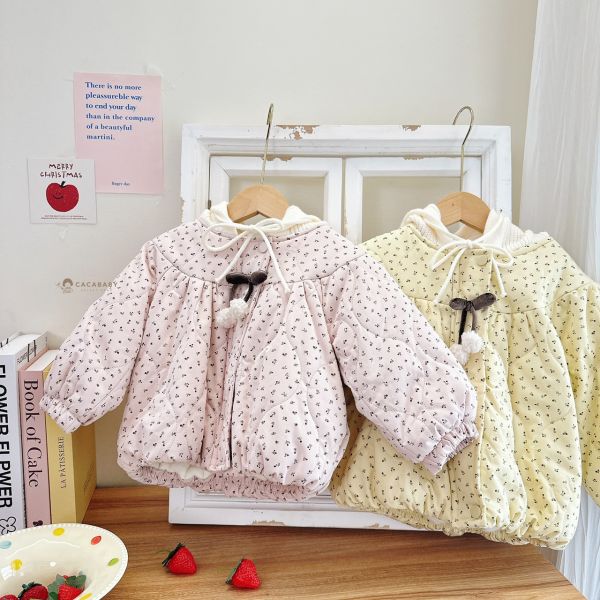 熱銷內刷軟軟毛櫻桃連帽外套 