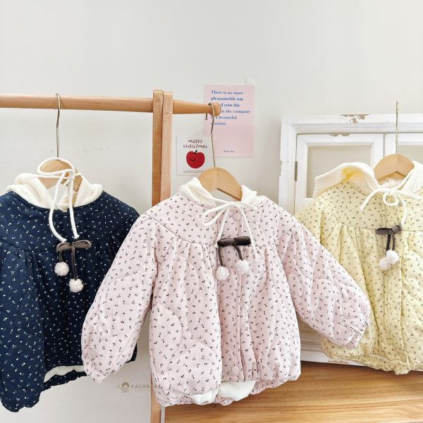 熱銷內刷軟軟毛櫻桃連帽外套 