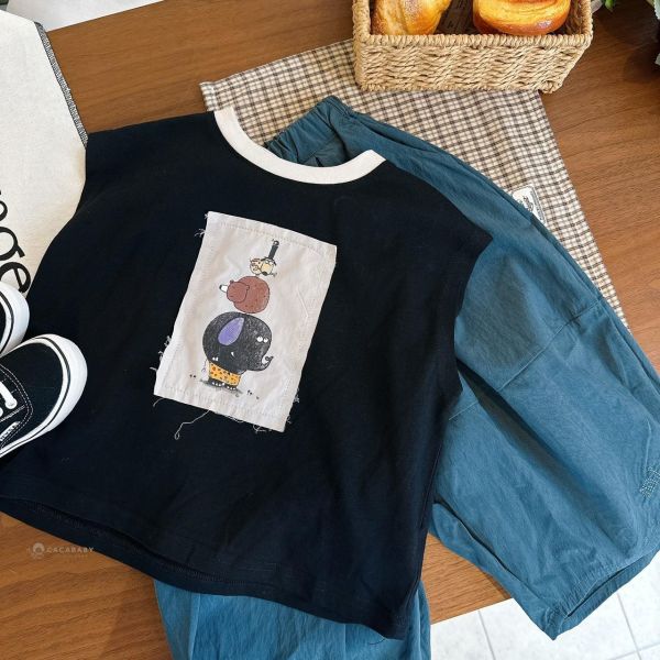 大推天絲棉刺繡繭型褲 