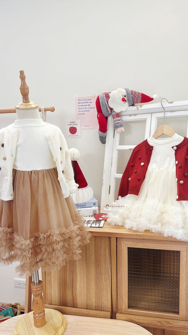 熱銷絕美球球紗紗兩件套 