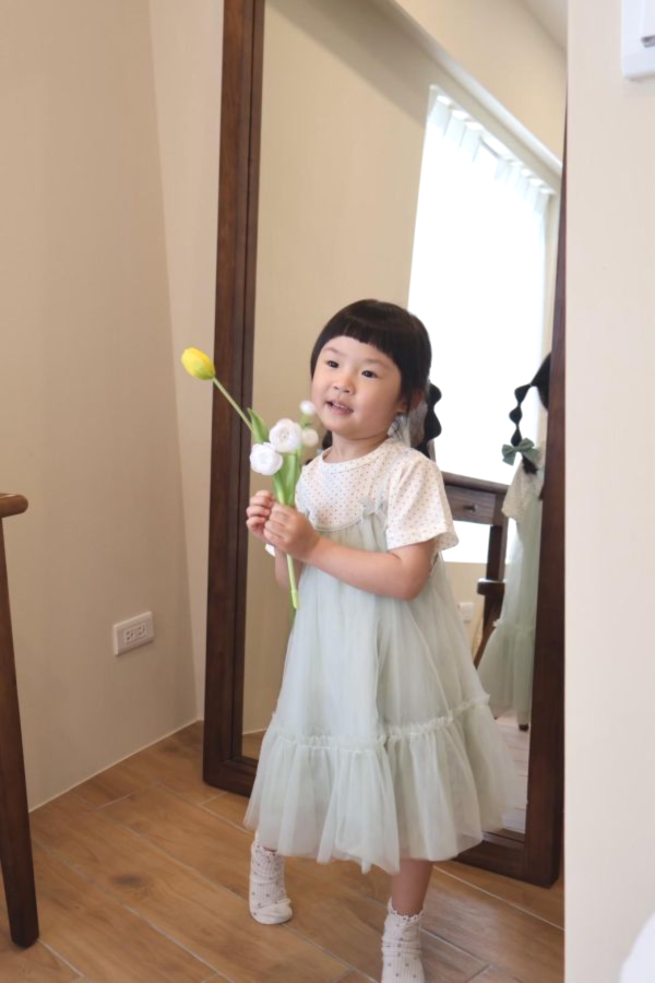 花仙子紗紗兩件套洋裝 
