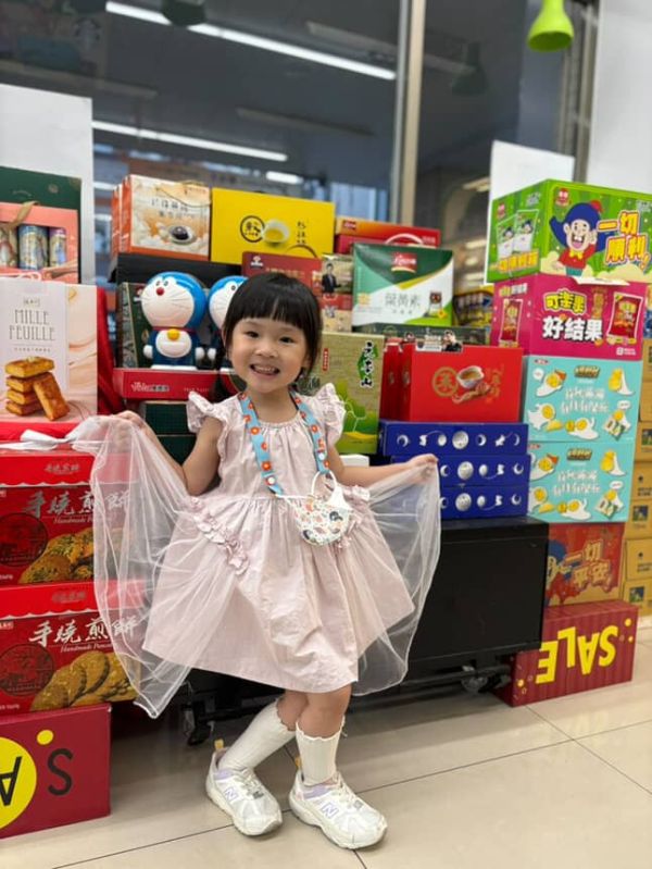 馬卡龍色系微甜後綁帶氣質洋裝 