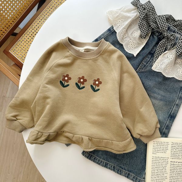 超愛麻糬感日系花花上衣 