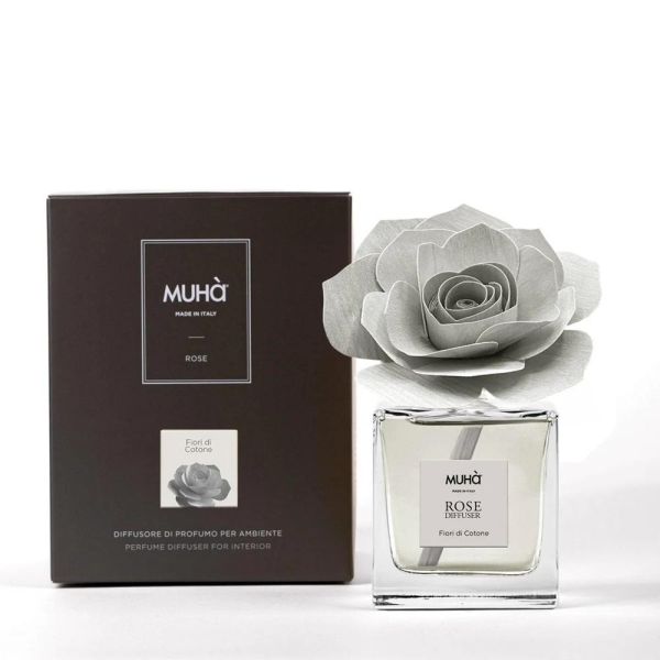 MUHà穆哈香氛 灰玫瑰-晨光暖棉100ml/200ml 香氛,擴香,義大利,進口,居家,私人,空間,禮物,送禮,情人,情人節,七夕,新年,母親節,聖誕,聖誕節,聖誕禮物,交換禮物