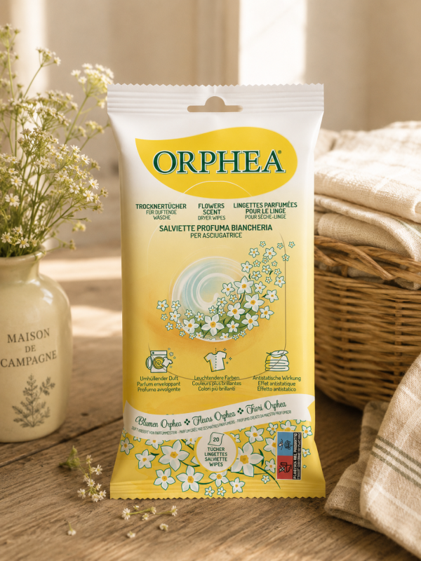 義大利ORPHEA歐菲雅 衣物香氛烘衣片 經典花香 20pcs 
