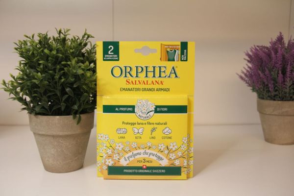 義大利Orphea歐菲雅 經典花香衣物環境保護品-掛耳式(2個) 