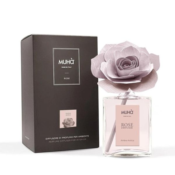 MUHà穆哈香氛 粉玫瑰-古董琥珀100ml/200ml 香氛,擴香,義大利,進口,手工,玫瑰,薔薇,禮物,送禮,交換禮物,情人節,情人,七夕,聖誕,聖誕節,平安夜,紀念,紀念日