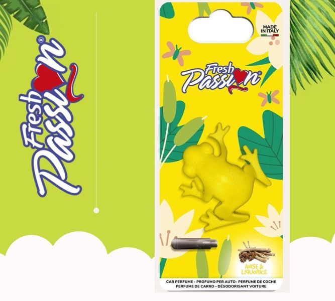 FRESH PASSION 黃色青蛙造型空間香氛 