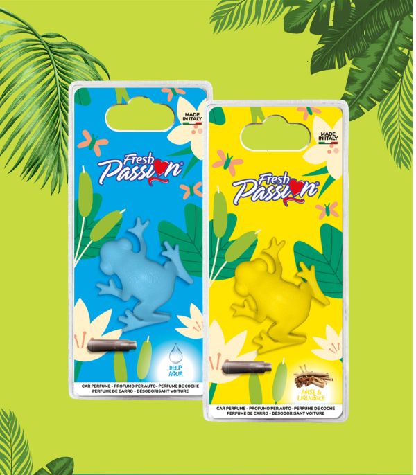 FRESH PASSION 黃色青蛙造型空間香氛 