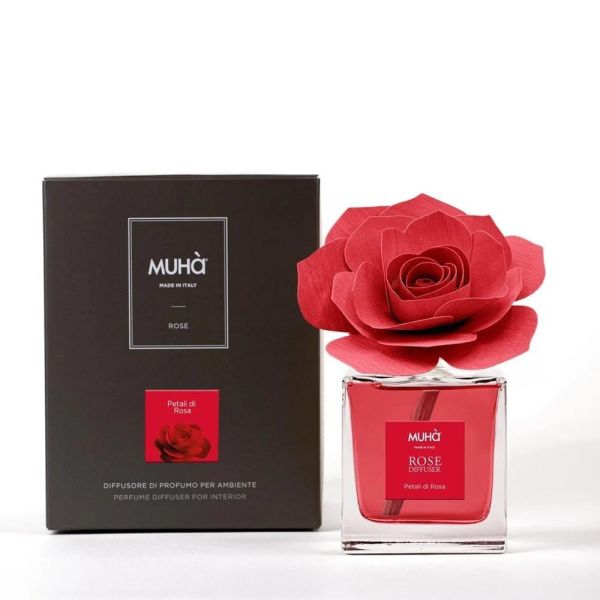 MUHà穆哈香氛 紅玫瑰-紅玫瑰100ml/200ml 香氛,擴香,香水,義大利,進口,手工,居家,私人,空間,玫瑰,薔薇,送禮,禮物,生日,生日禮物,情人,情人節,母親節,七夕,聖誕節,聖誕,平安夜,交換禮物,新年,紀念,紀念日