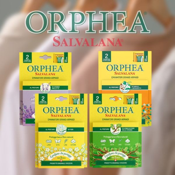 義大利Orphea歐菲雅 原木香氣衣物環境保護品-掛耳式(2個) 