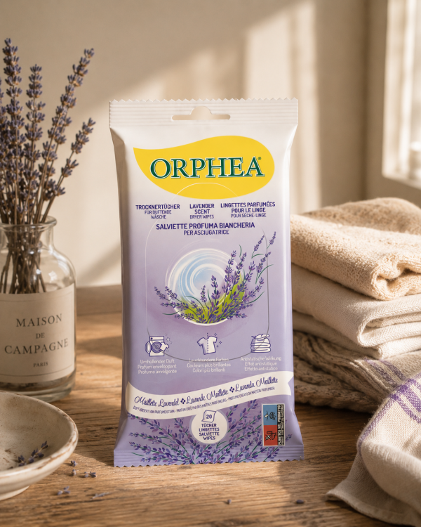 義大利ORPHEA歐菲雅 衣物香氛烘衣片 薰衣草 20pcs 