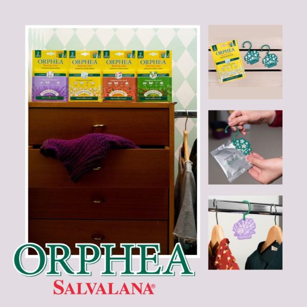 義大利ORPHEA歐菲雅 佛手柑衣物環境保護品-掛耳式(2個) 
