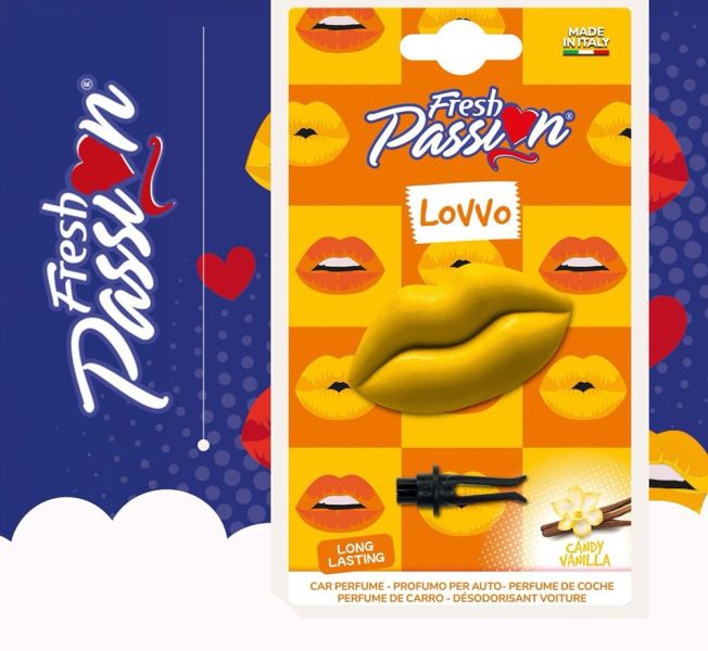 FRESH PASSION 金色嘴唇造型空間香氛 