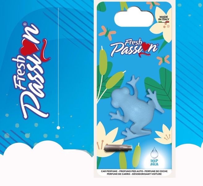 FRESH PASSION 藍色青蛙造型空間香氛 