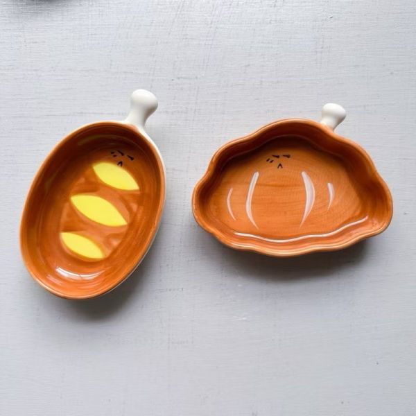 可愛麵包小碟子 