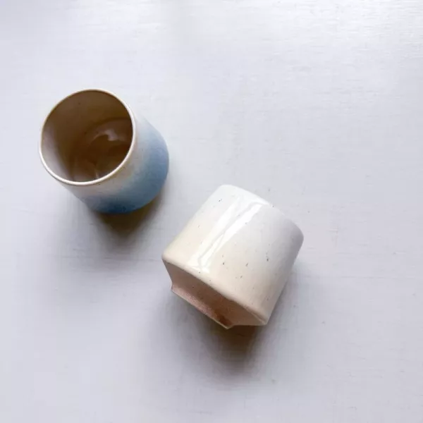 日式漸層釉點茶杯 