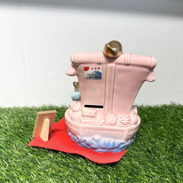 日本製/ 七福招財貓寶船存錢筒 