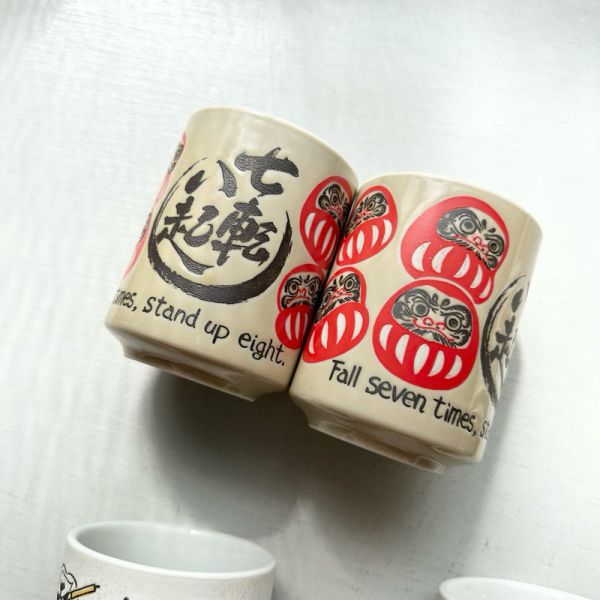 日本製/達摩手握杯 