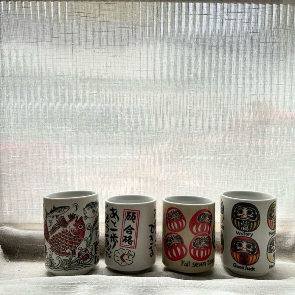 日本製/達摩手握杯 