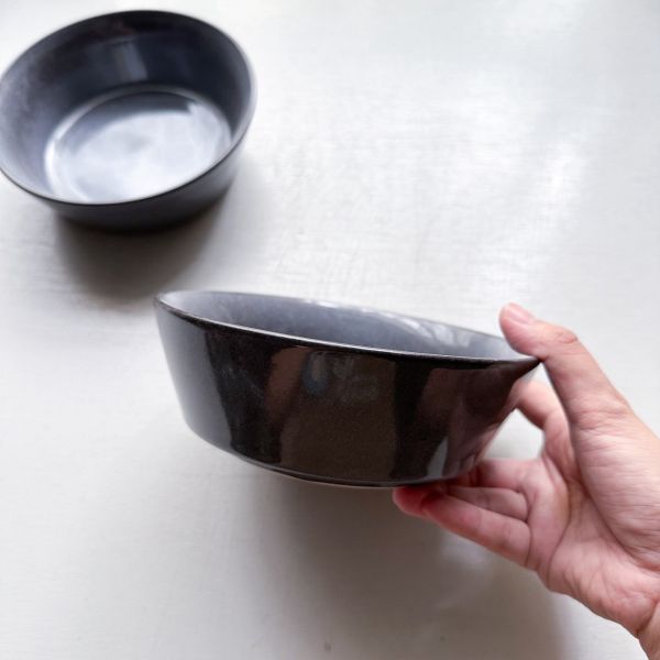 星空灰反口缽16.5cm 
