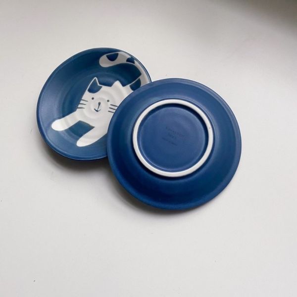 日本製/伸懶腰貓咪蛋糕盤 