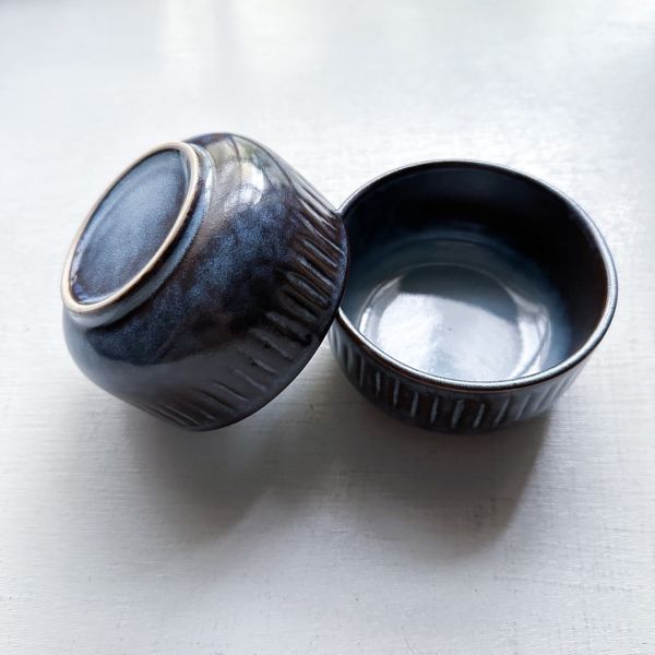 星空藍深圓缽10cm 