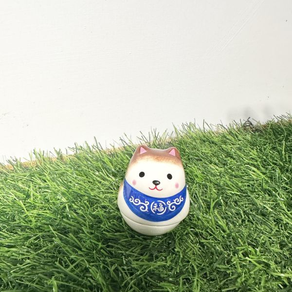 柴犬不倒翁擺設 