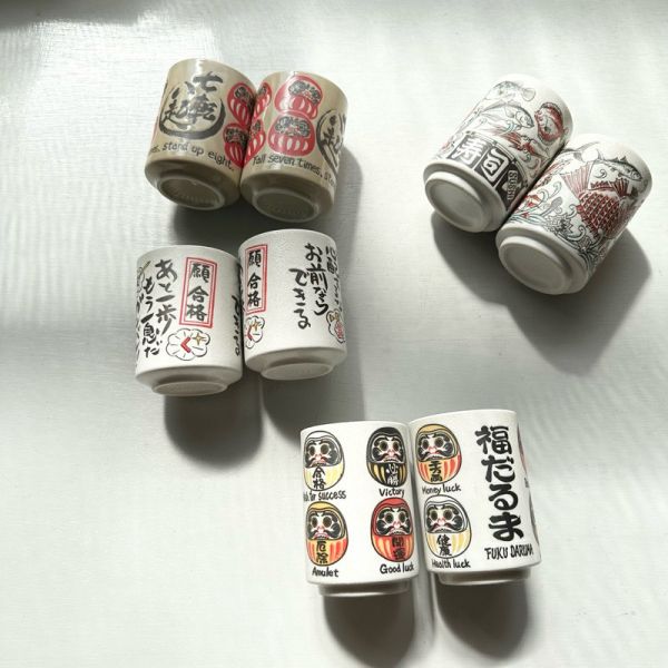 日本製/達摩手握杯 